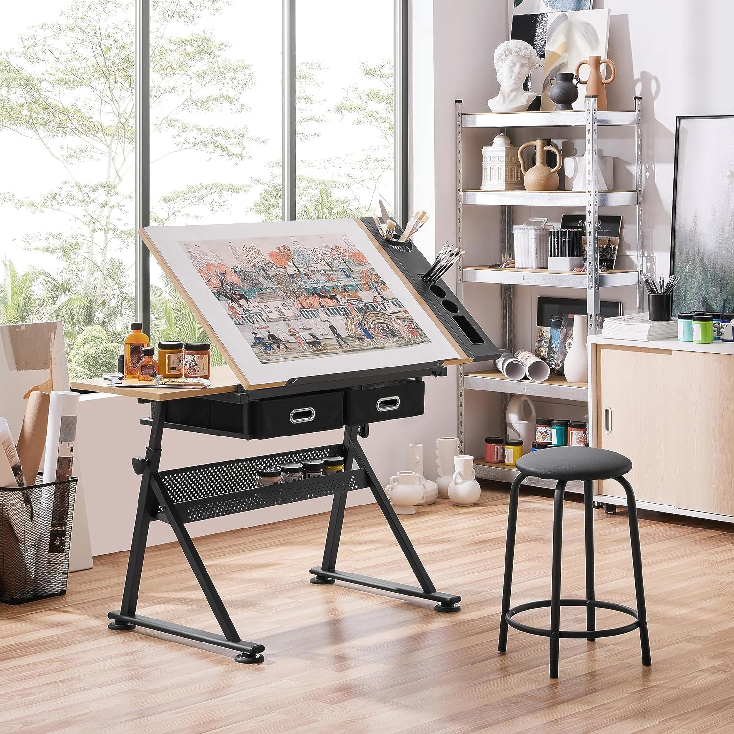Adjustable Drafting Table Art  - Home Office Furniture review and price