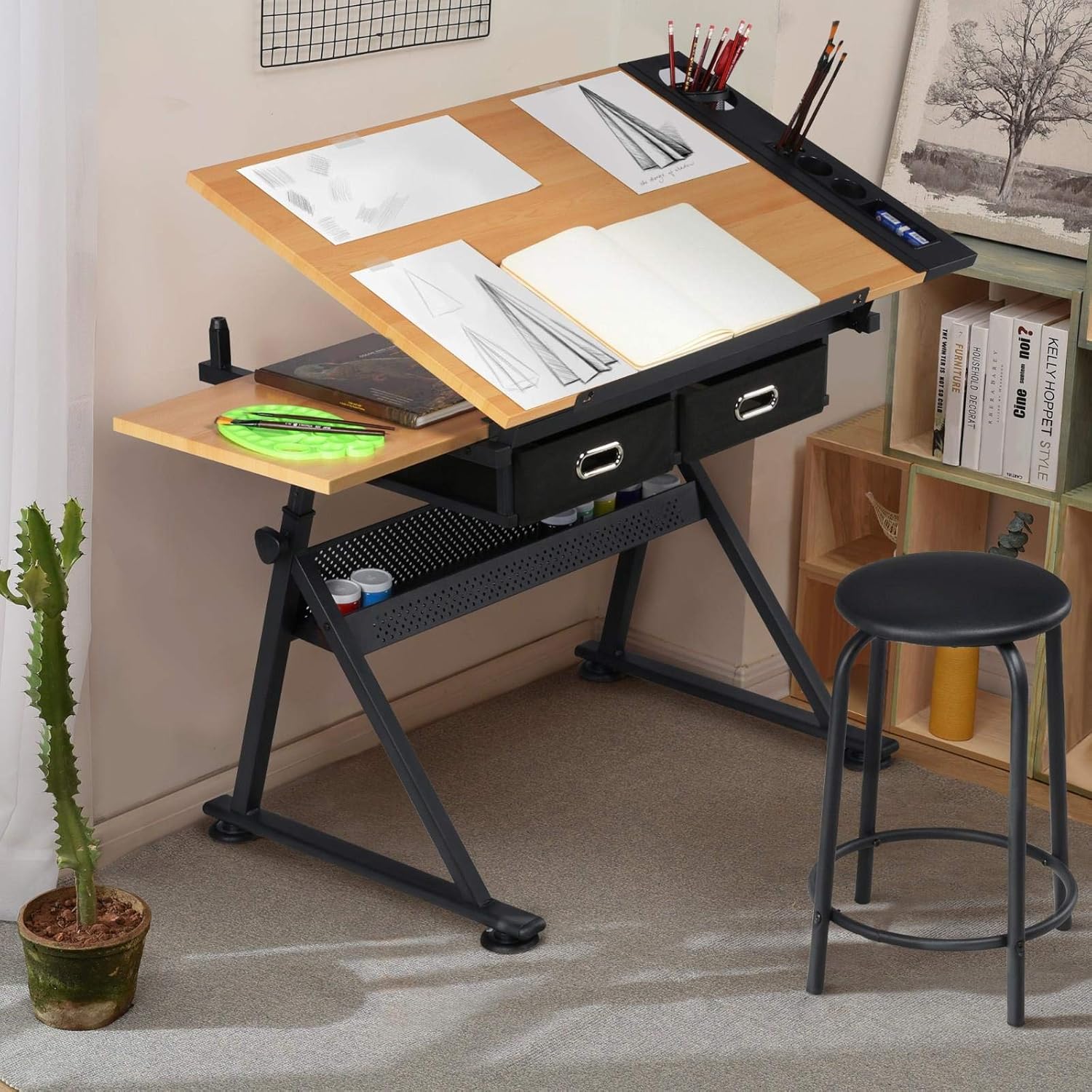 Adjustable Drafting Table Art  - Home Office Furniture review and price