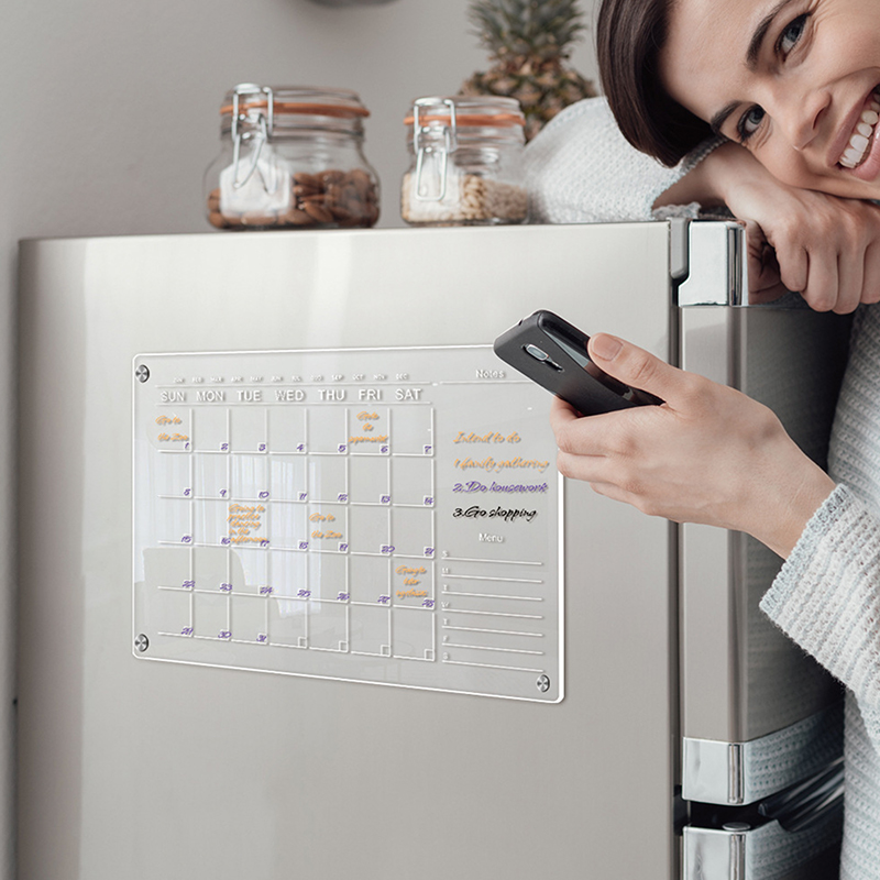 Clear Acrylic Fridge Magnet St - Magnetic Calendar Board review and price