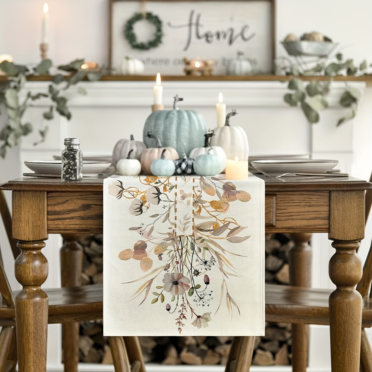 1pc Autumn Harvest Table Runne - Home Office News review and price
