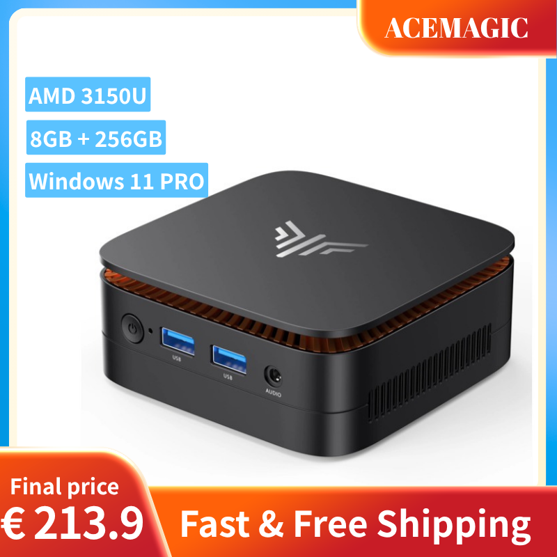 ACEMAGIC Mini PC AMD 3150U (2C - Home Office Windows 11 review and price