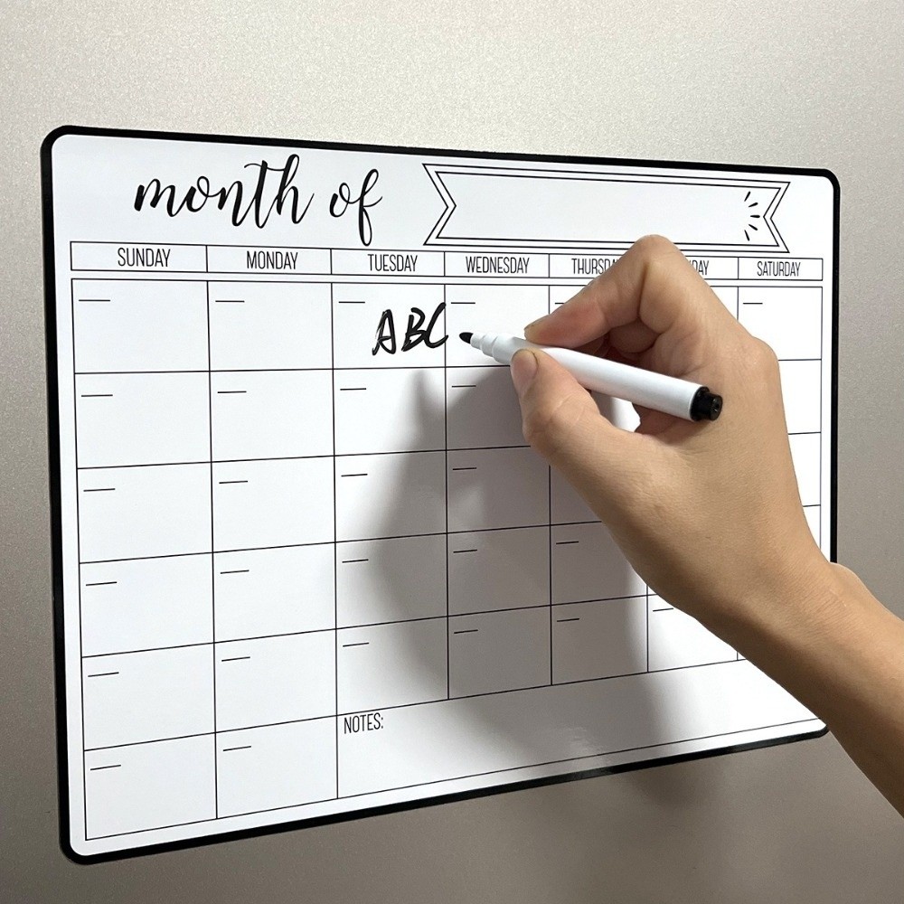 Portable Magnetic Dry Erase Ca - Magnetic Calendar Board review and price