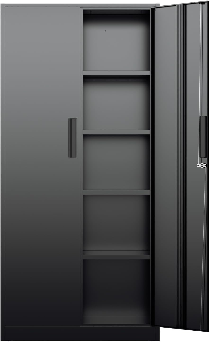 Tall Metal Storage Cabinet Org - Home Office Furniture review and price