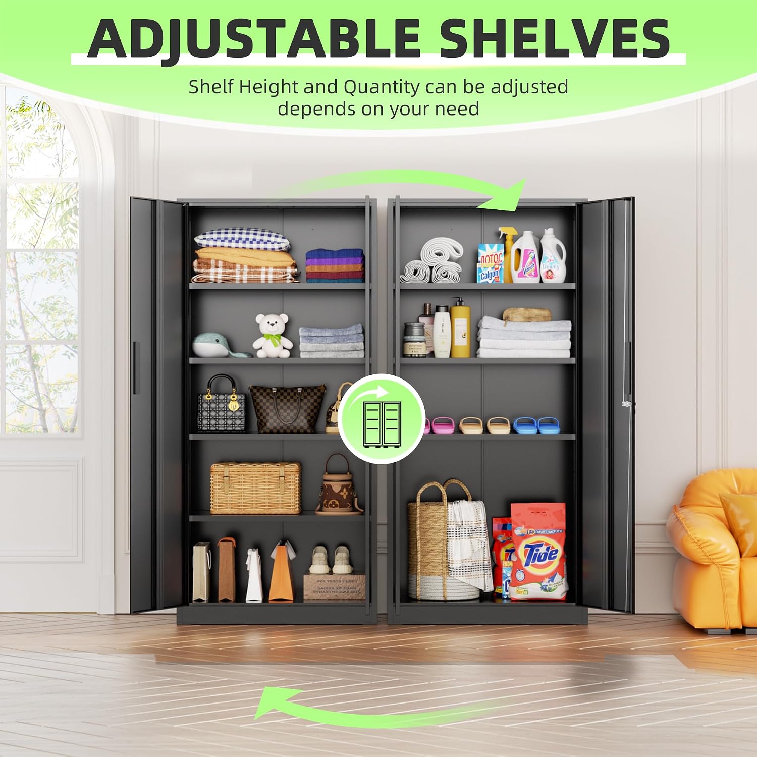 Tall Metal Storage Cabinet Org - Home Office Furniture review and price