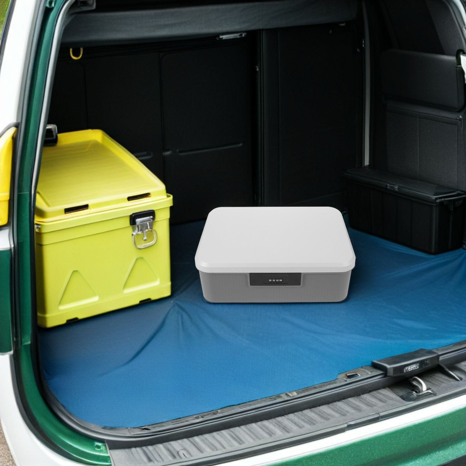 16L Lockable Storage Bin with  - Home Office Travel Document review and price