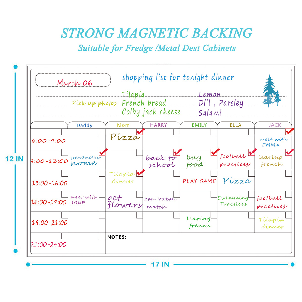 Magnetic Dry Erase Board Calen - Magnetic Calendar Board review and price