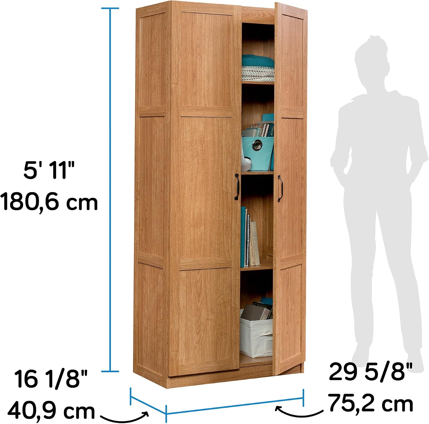 Tall Storage Cabinet, Freestan - Home Office Furniture review and price