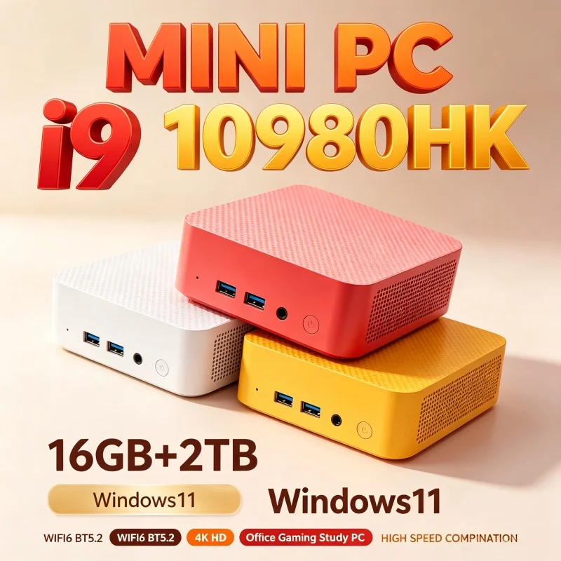 Mini PC Intel I9‑10980HK Windo - Home Office Windows 11 review and price