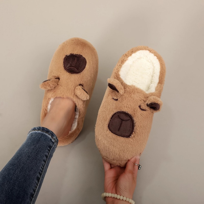 Warm Brown Capybara Plush Slip - Home Office Gifts review and price