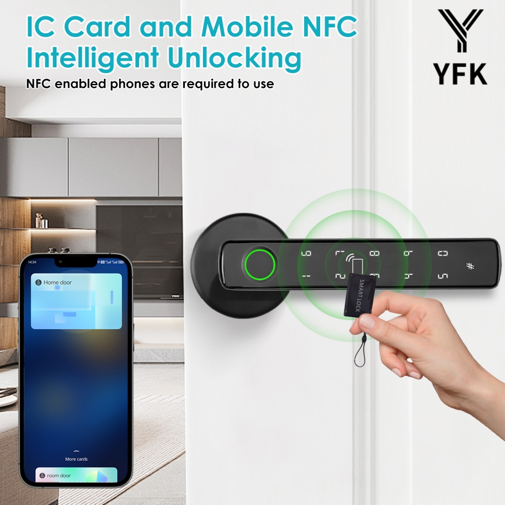 YFK Tuya 5-in-1 Smart Door Han - Home Office Google review and price