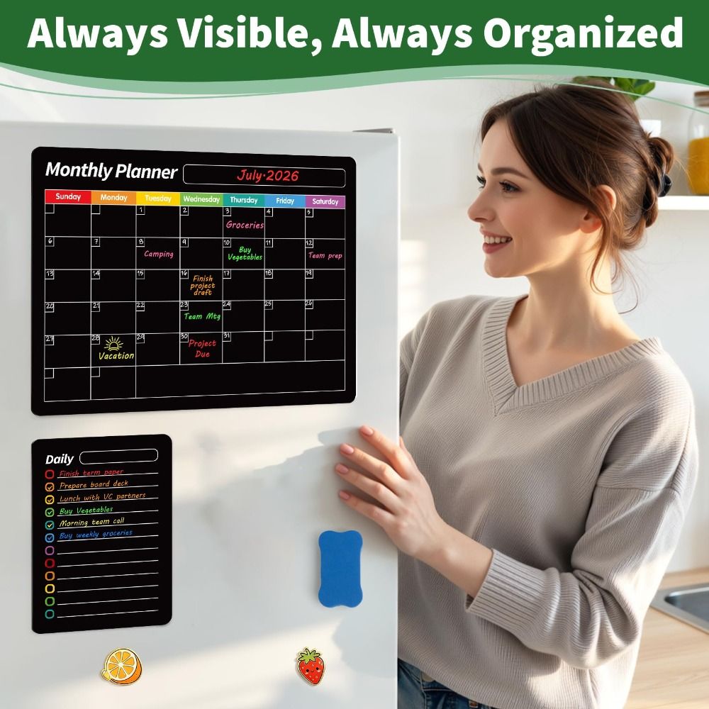 Dry Erase Surface Magnetic Fri - Magnetic Calendar Board review and price
