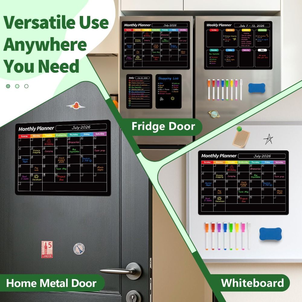 Dry Erase Surface Magnetic Fri - Magnetic Calendar Board review and price