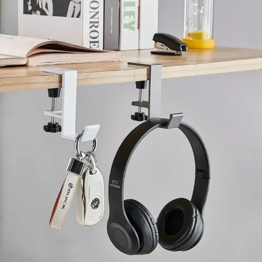 1/2pc Adjustable Desk Edge Hoo - Home Office Headset review and price