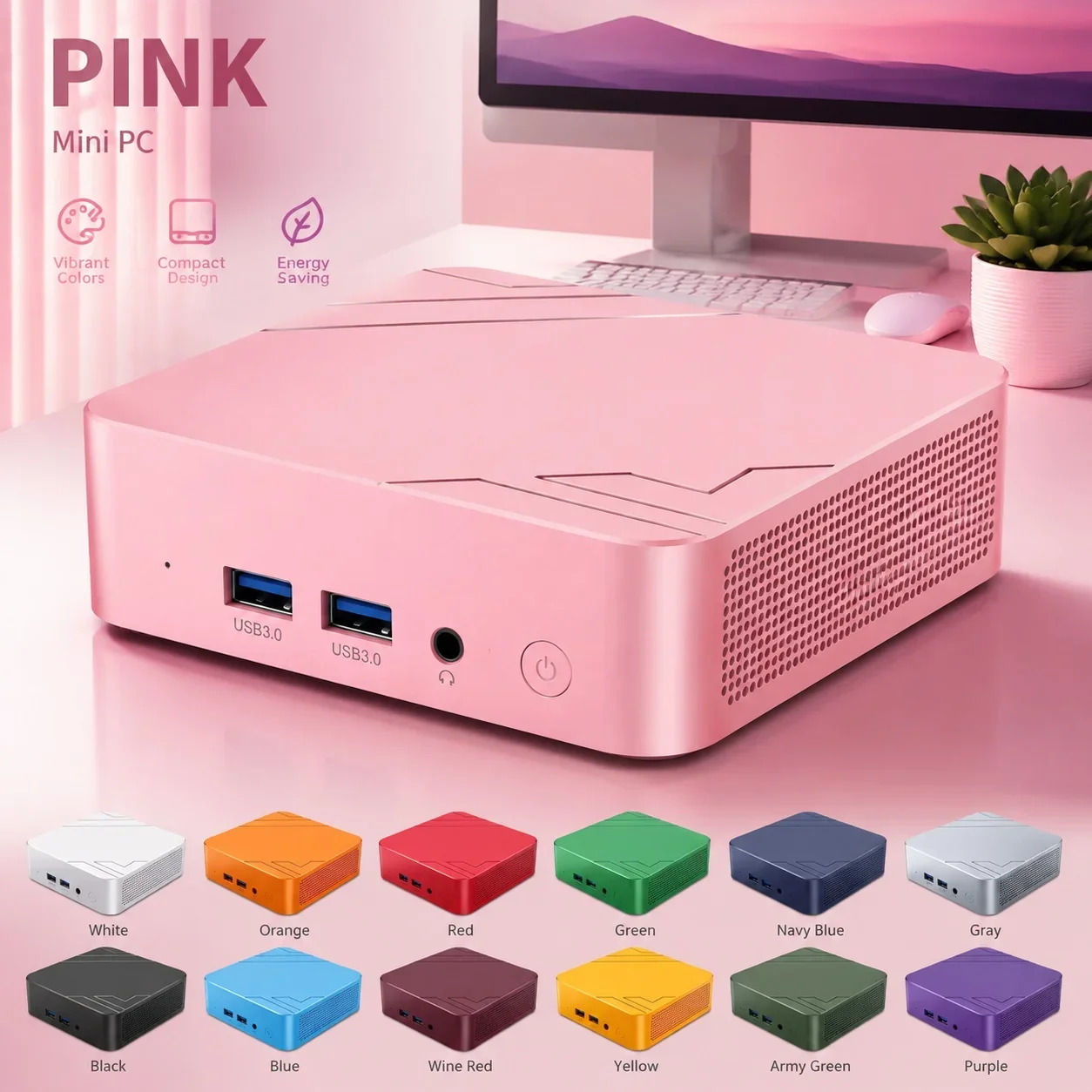 All‑in‑one Multicolor Mini PC  - Home Office Windows 11 review and price