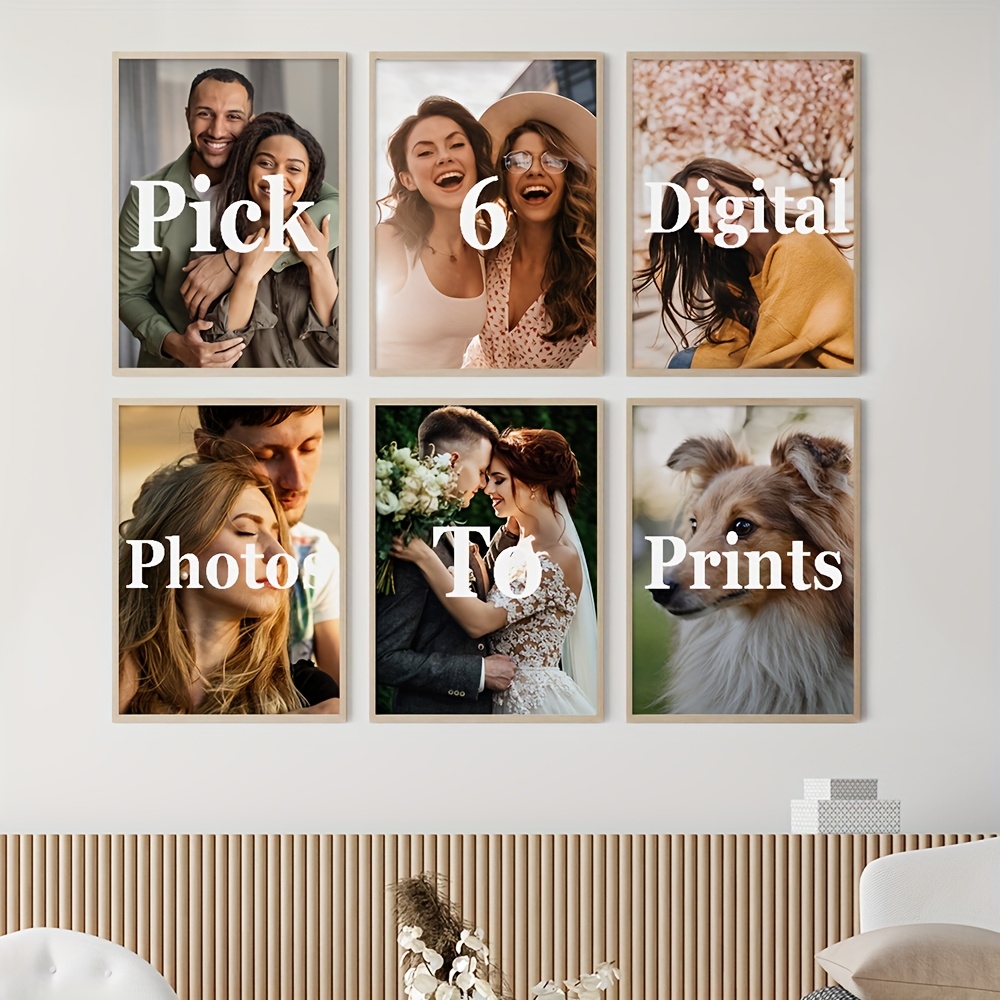 6pcs/set Custom Canvas Prints  - Home Office Photos review and price
