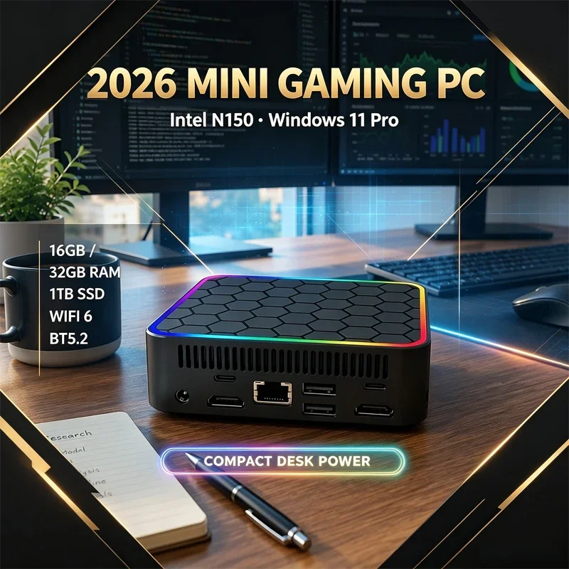 Intel Core N150 MINI PC RGB Ga - Home Office Windows 11 review and price