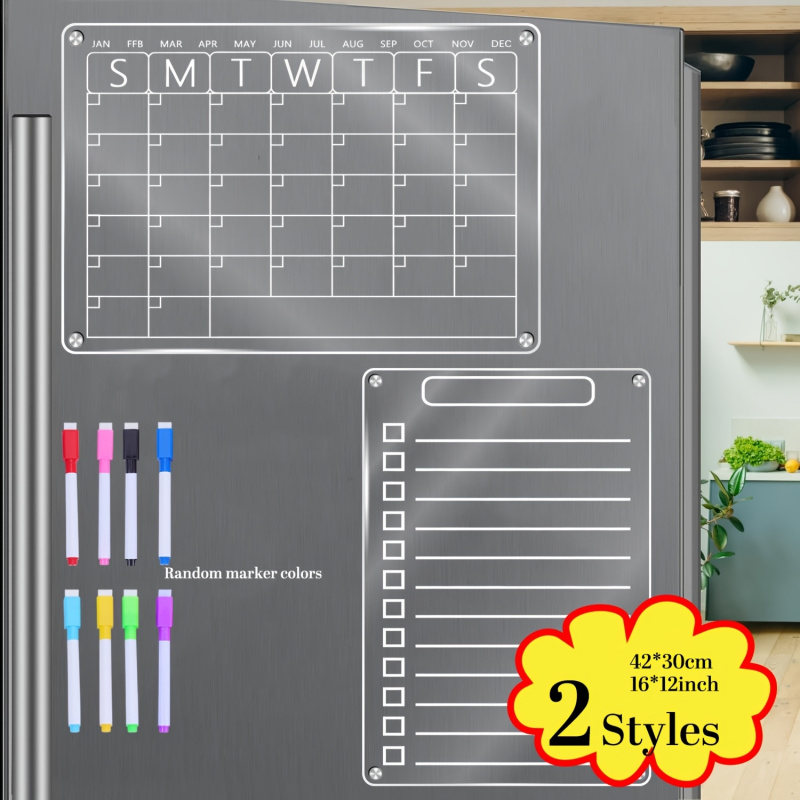 Acrylic Magnetic Calendar for  - Magnetic Calendar Board review and price