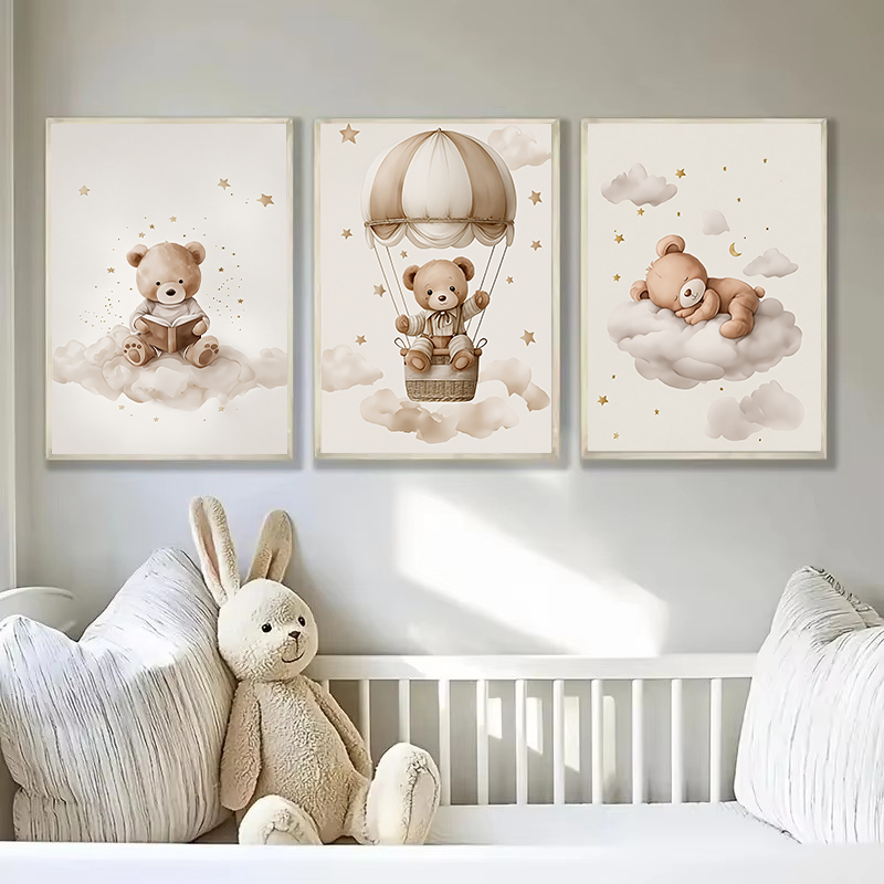 3pcs/set Bohemian Teddy Bear A - Home Office Photos review and price